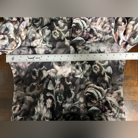 Soft Surroundings Naima Floral Moody Dark Academia Maxi Dress Petite Medium - Picture 7 of 8